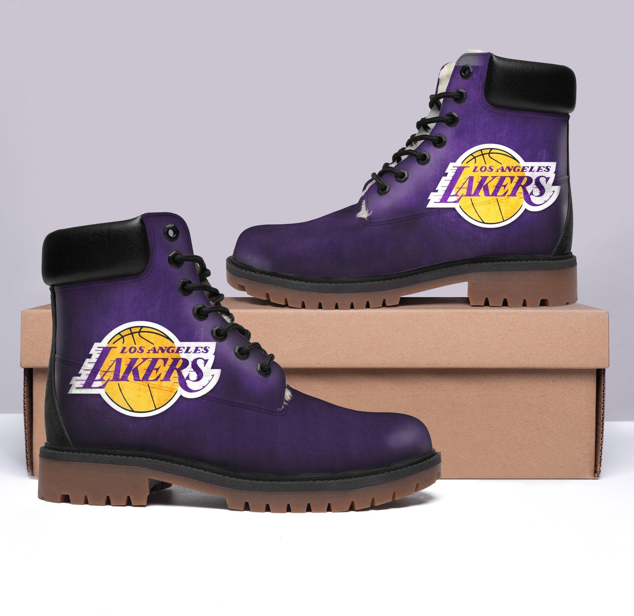 Los Angeles Lakers Nba Basketball Timberland Boots Men Winter Boots Women Shoes Shoes20988